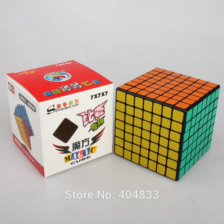 Shengshou 7x7 ť /ȭƮ ƮƮ  cubo Magico Stickerless  ϱ Xmas  ̵